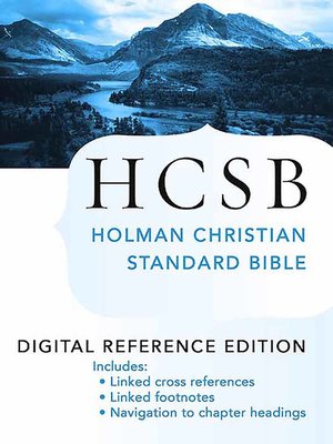 cover image of HCSB Holman Christian Standard Bible: Digital Reference Edition